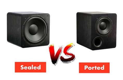 sealed vs ported sub box for metal music|ported or non subwoofer box.